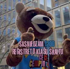 Kad sasniedzām 1000 reģistrēto klašu skaitu, bijām tik priecīgi, ka jautājām jums — ko Lācim izdarīt, ja tiks sasniegts 1200 klašu skaits?! 

Un te nu mēs esam!  #Čempis2025