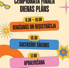 Iepazīsties ar Fināla dienas plānu! 
#Čempis2026